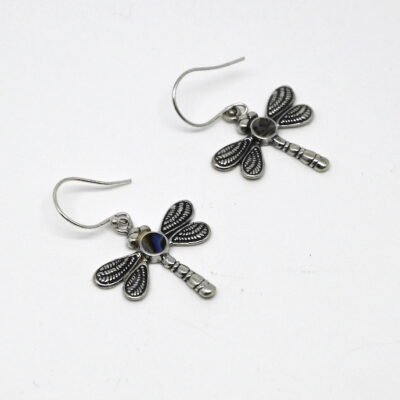 Abalon Dragonfly Earring - Image 2